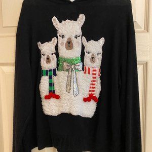 LLAMA CHRISTMAS SWEATER